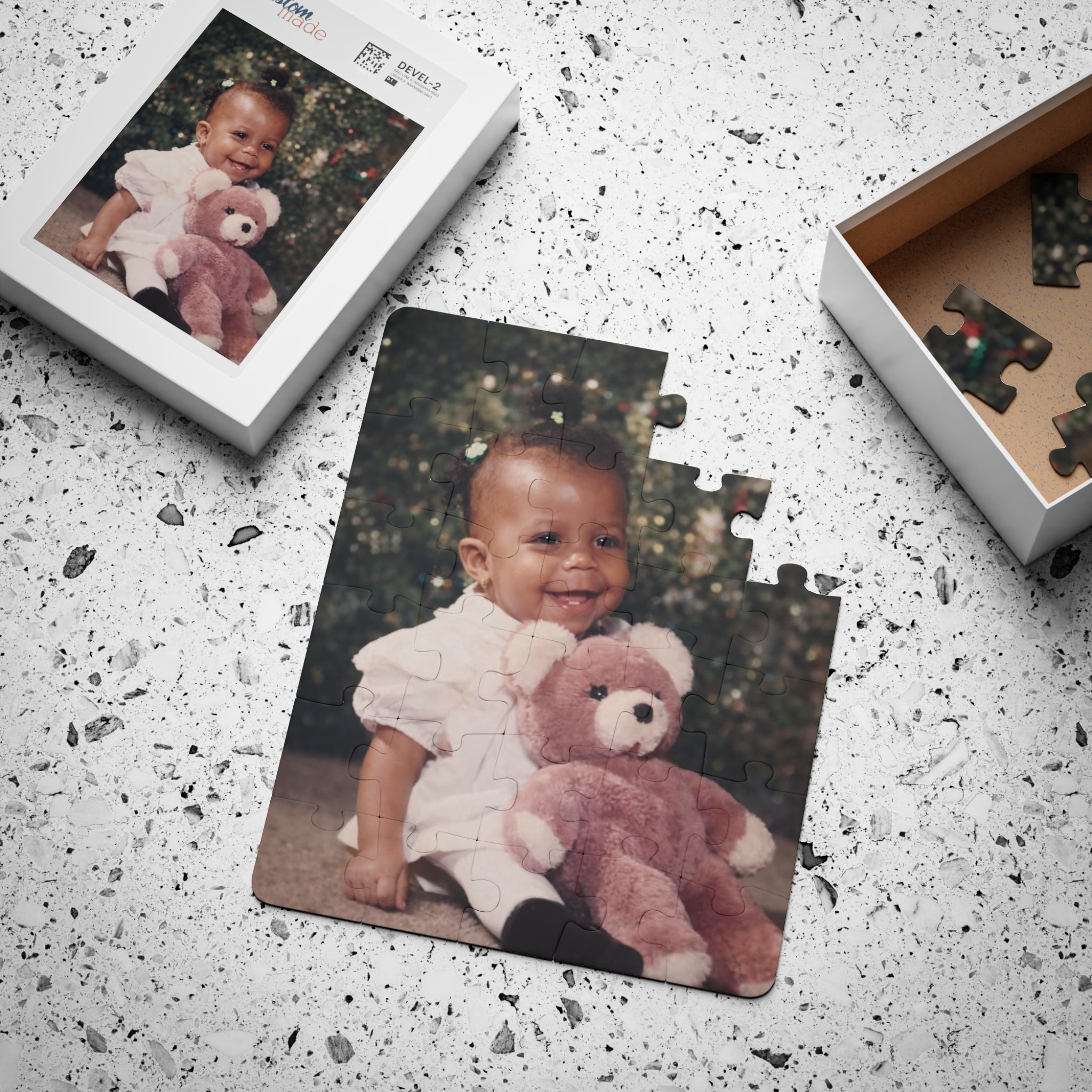 Personalized Kids Puzzle — 30-Piece Custom Photo Puzzle (Baby Portrait)