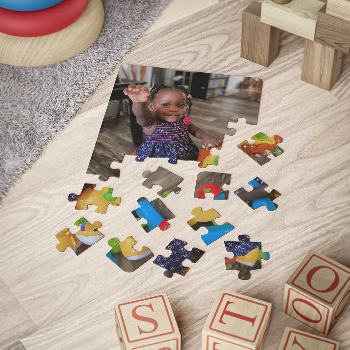 Personalized Kids 30-Piece Photo Puzzle — Custom Toddler Keepsake