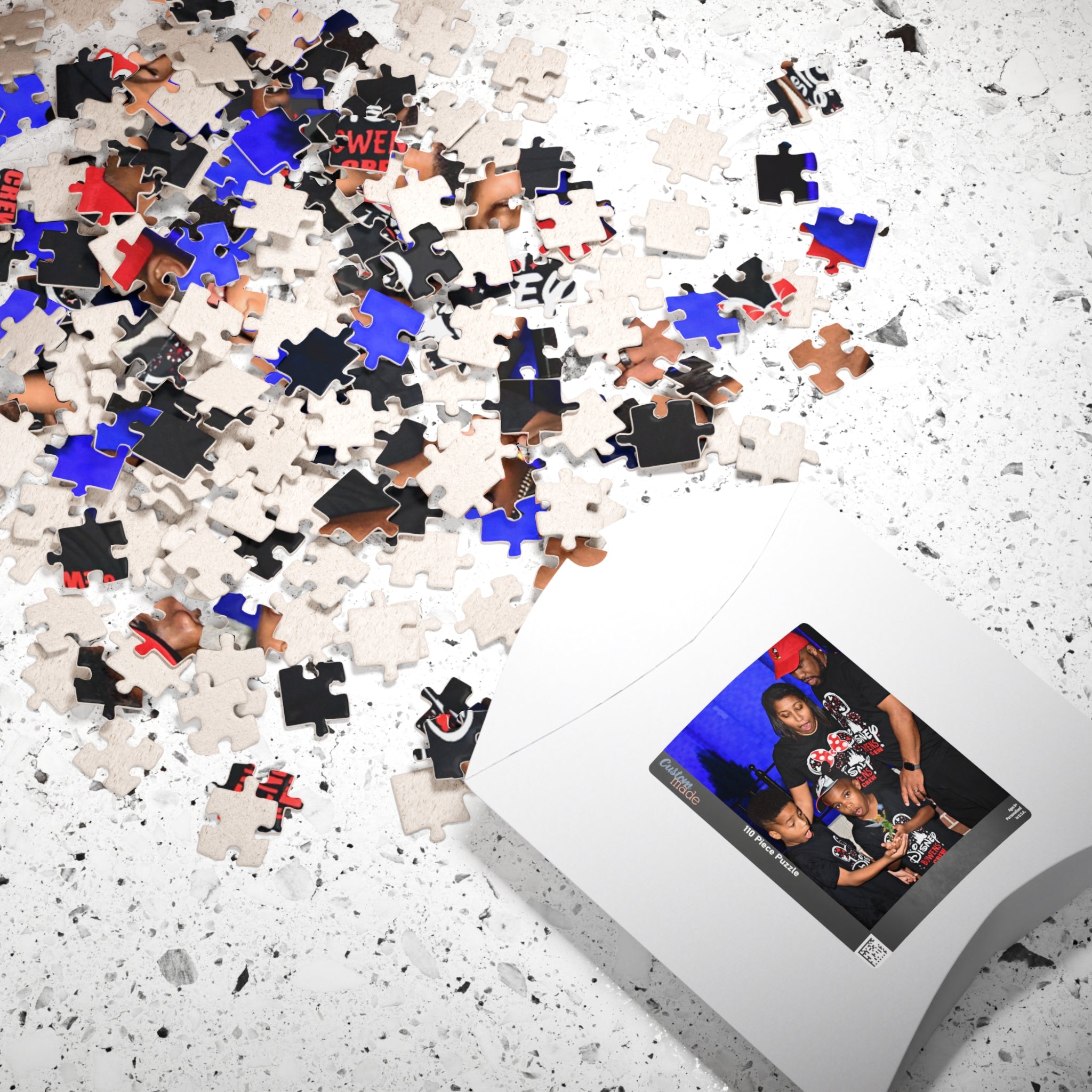 Family Photo Puzzle - Custom Disney Vacation Keepsake (110/252/520/1014 pcs)